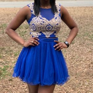 Two-piece homecoming dress